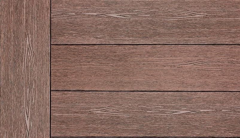 Террасная доска ДПК Outdoor 3D сплошная STORM/OCEAN BROWN коричневая смешанная купить в Донецке