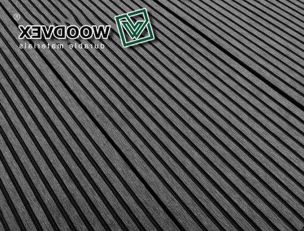 Террасная доска WOODVEX Select из ДПК в цвете Графит купить в Донецке